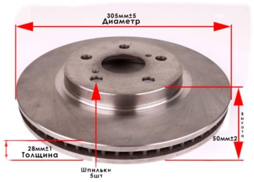 Диски GParts передние ats2784