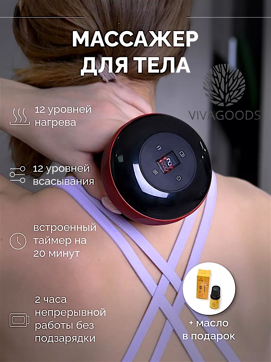 VIVAGOODS массажер пластик