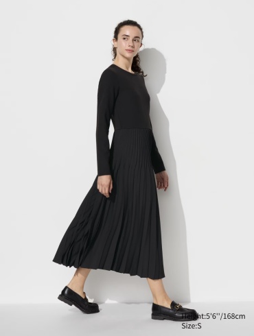 Повседневное платье Uniqlo черный