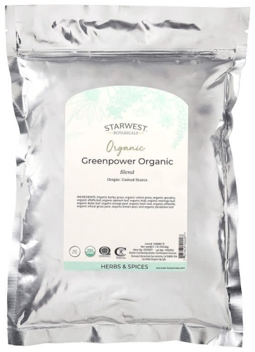 Starwest Botanicals органическая зеленая смесь 453.6 г