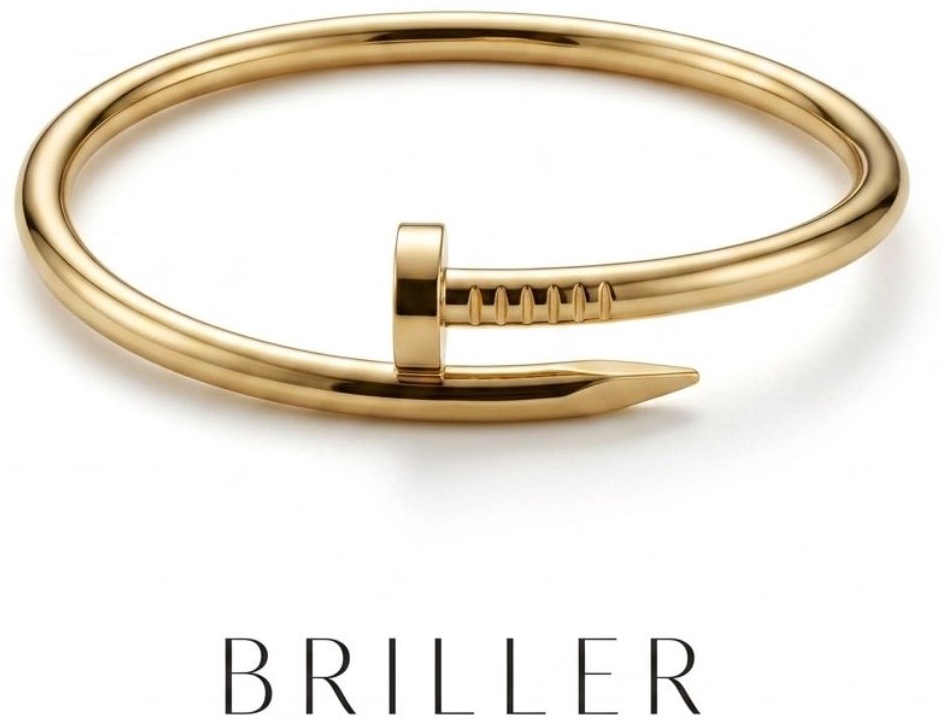 BRILLER 097509 длина 19 см, вес 7.54 г золото, плетение обод