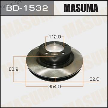 MASUMA Диск Тормозной BD1532