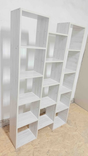 Стеллаж напольный Ikostyle Rush-01, 120x35x170 см, светло серый