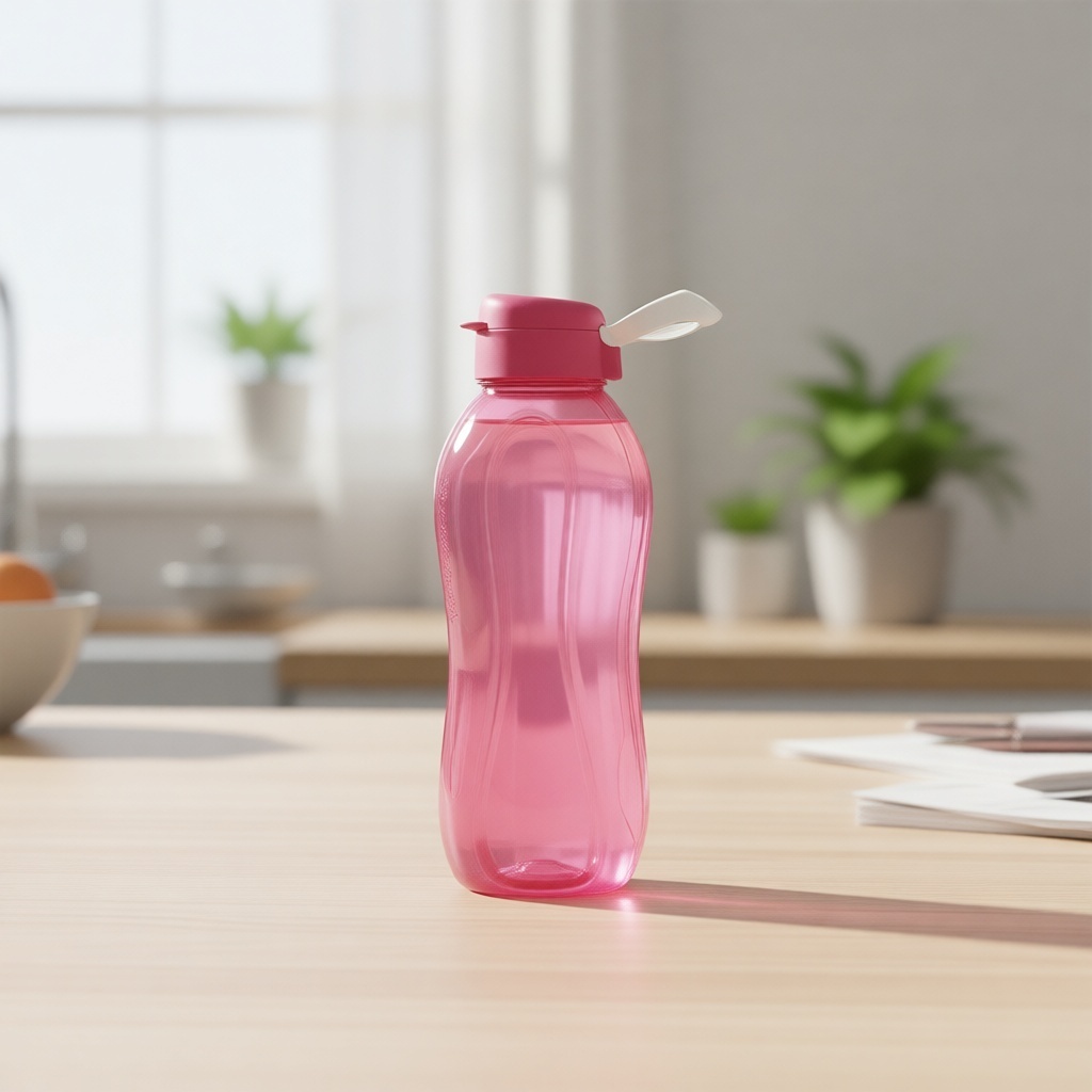 Бутылка Tupperware 2 л розовый, флип-топ, полипропилен