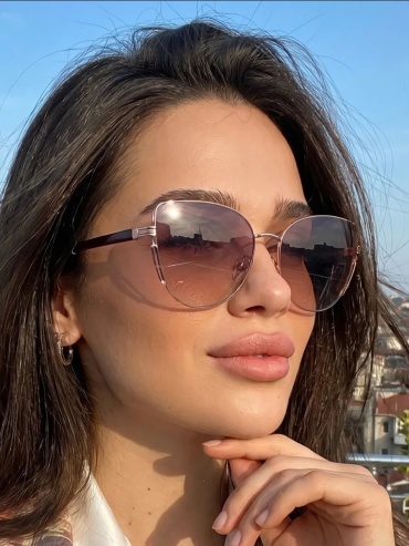 Clarissa солнцезащитные очки нестандартные однотонные