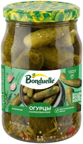 Bonduelle огурцы маринованные 720 мл