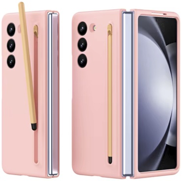 Чехол KWi-Ni для Samsung Galaxy Z Fold5 розовый