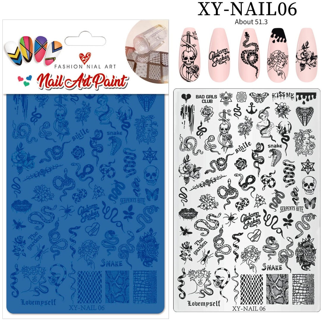 Fashion Nail Art пластины XY-Nail 06