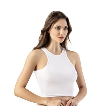 Топ NA & Ami Brand белый