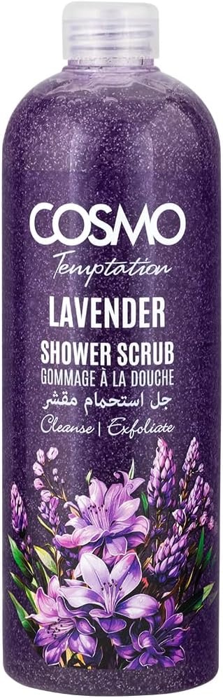 Cosmo скраб Cosmo Shower Scrub - Lavender - Скраб для душа - Лаванда 1000 мг для тела 1000 мл