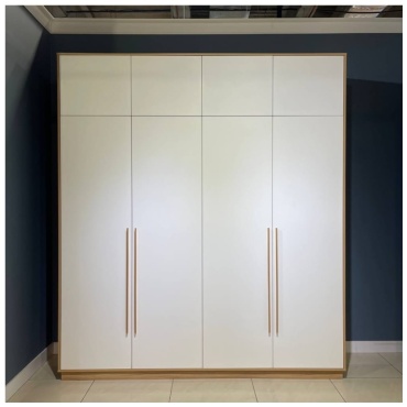 Распашной шкаф Aiba Mebel TAMIRIS 97655567, 220x250х55 см, белый, бежевый