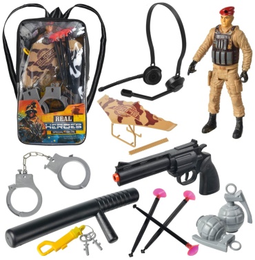 Набор военный в рюкзачке Junfa Toys 88797