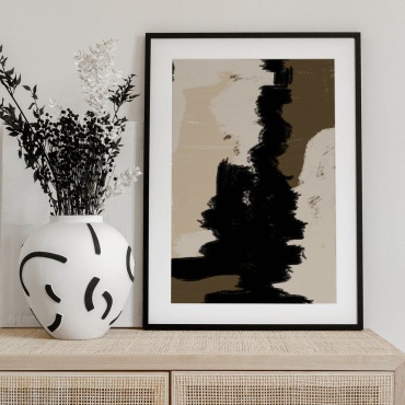 Картина интерьерная на холсте «Contrasting Shades» в раме Araystudio.kz 50x70 см