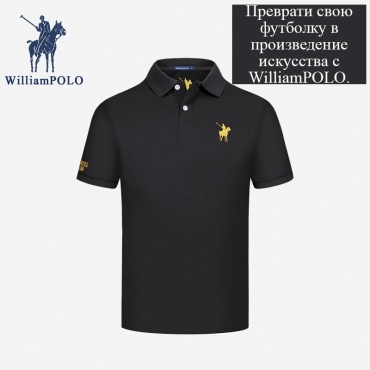Поло William Polo черный
