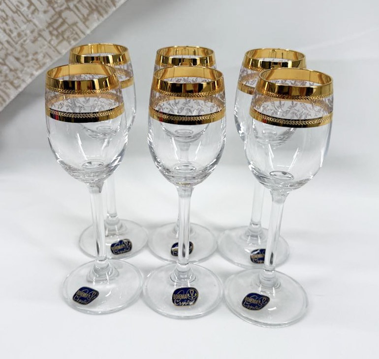 Рюмка для водки Bohemia Crystal 65 мл, 6 шт