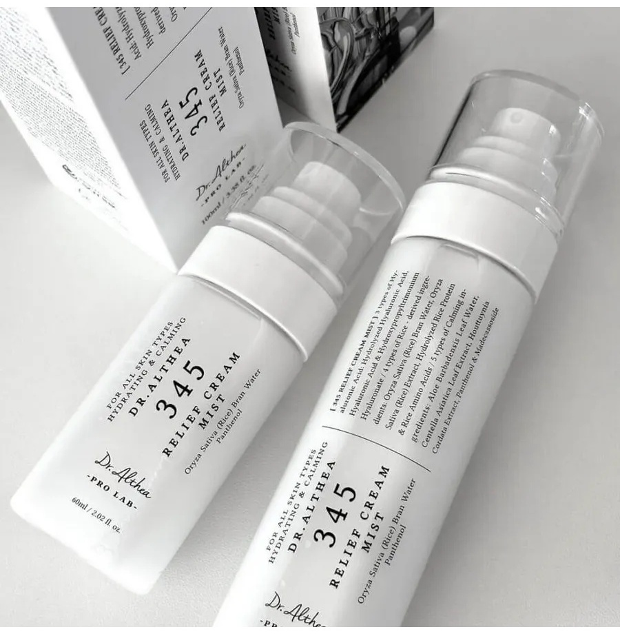 Dr. Althea мист 345 Relief Cream Mist Восстанавливающий Мист для Лица 100ml 100 мл, фото 3