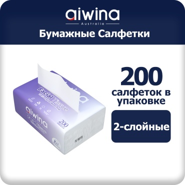 Бумажные салфетки Aiwina Бумажные салфетки 200 шт. 200 шт