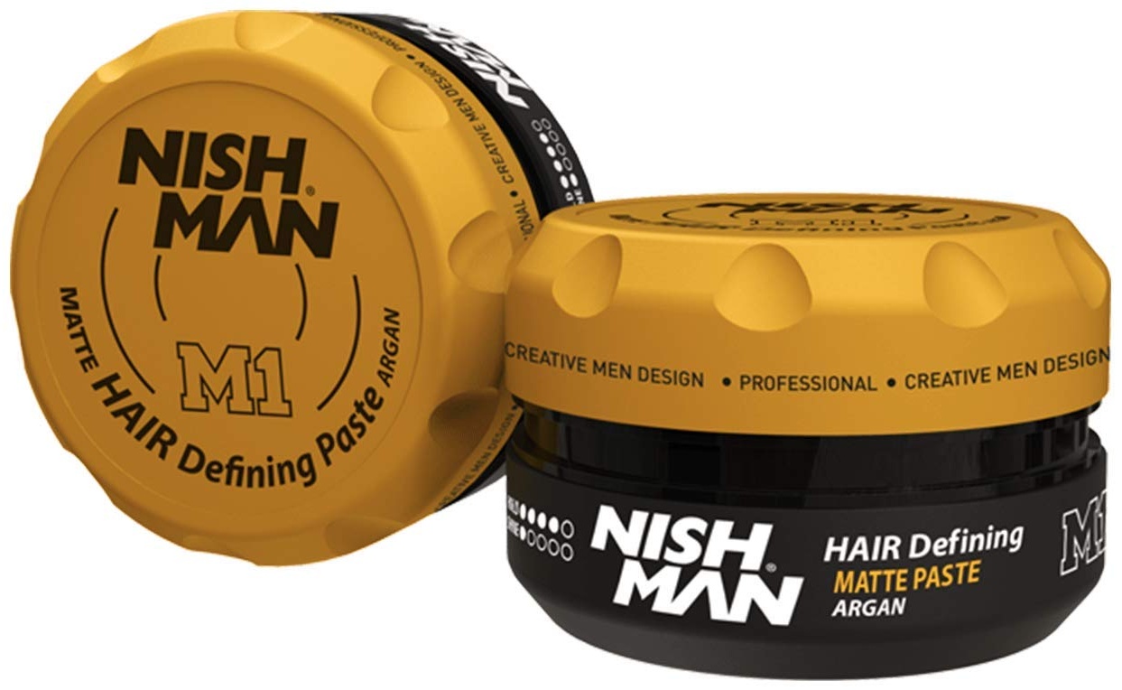 NISHMAN Matte Hair Defining Paste M1 Argan паста сильная фиксация 30 мл