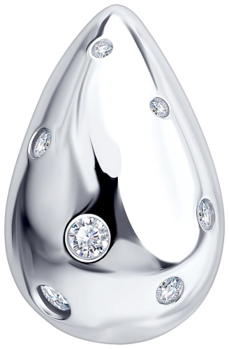 Подвеска SOKOLOV 94033405 вес 2.98 г серебро, фианит