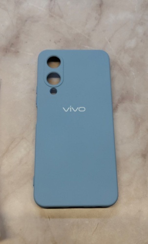 Чехол для Vivo Y17s голубой