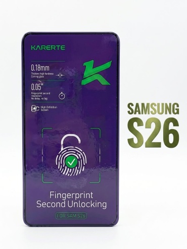 Стекло KARERTE для Samsung Galaxy S26 черный