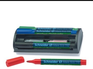 Губка с маркерами Schneider 111098 черный