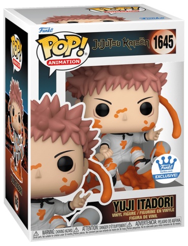 Funko Pop! Jujutsu Kaisen Yuji Itadori (Exclusive) Магическая Битва Юджи Итадори 1645 10 см 1 шт