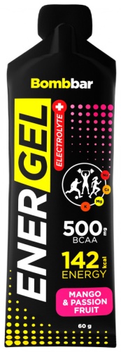 BombBar энергетический гель EnerGel peach&orange 60 мл