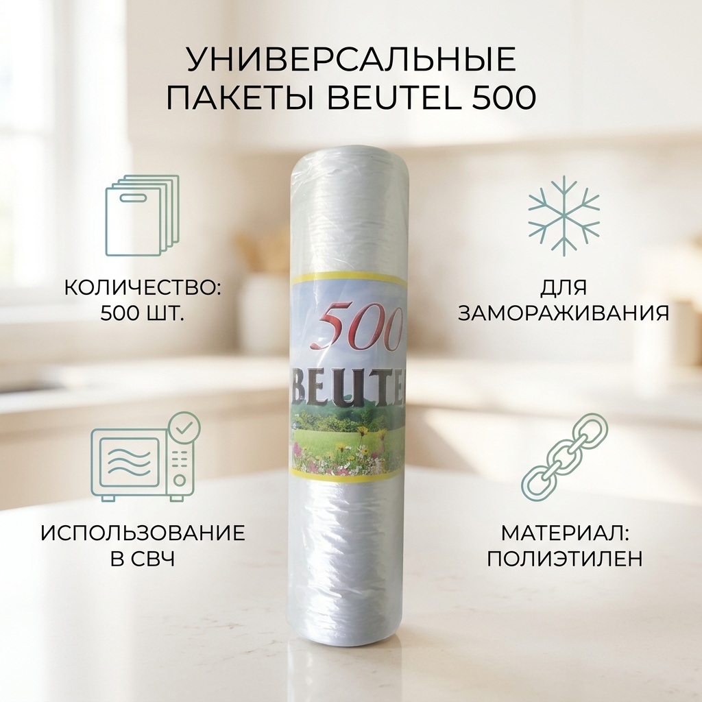 Beutel пакет 123455 для замораживания, для фруктов и овощей, для хранения продуктов, универсальное