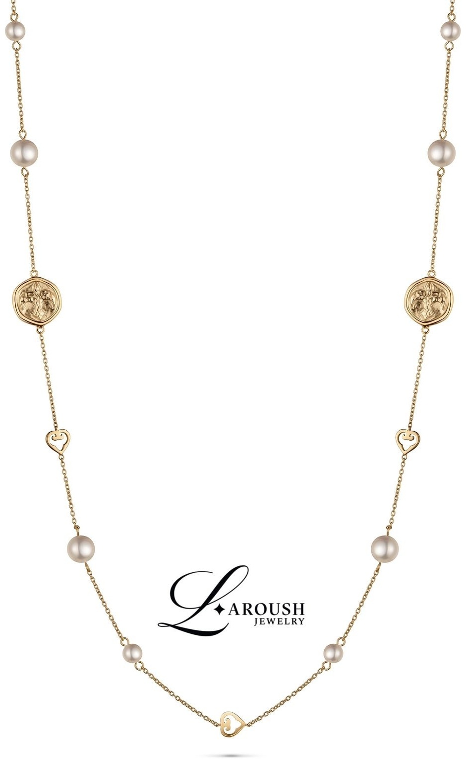 Подвеска Laroush Jewelry SRN-NS-0004-01-PEA-WHI01 вес 10.91 г серебро, без вставок