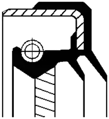 Corteco сальник 01035433B