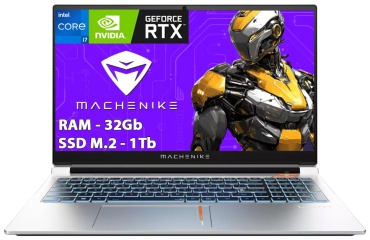Machenike Aurora Star 16" / 32 Гб / M.2 1000 Гб / Win 11 Pro / JJ00G500GRU