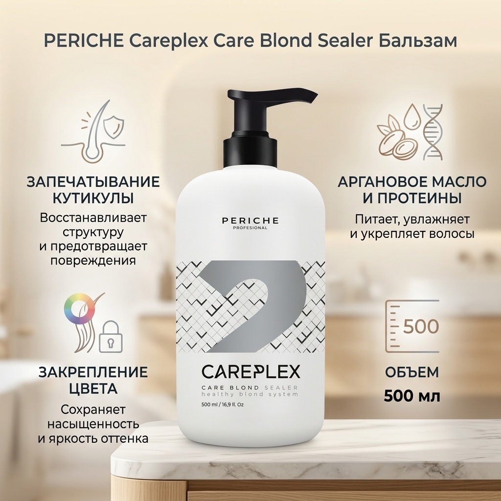 PERICHE Careplex Care Blond Sealer бальзам 500 мл