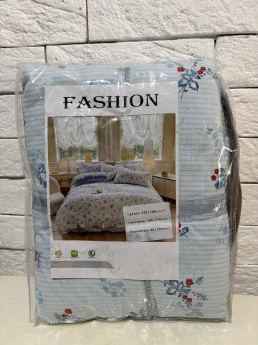 Комплект FASHION FASHION 1.5-спальный полисатин, 1 наволочка: 48x74 см