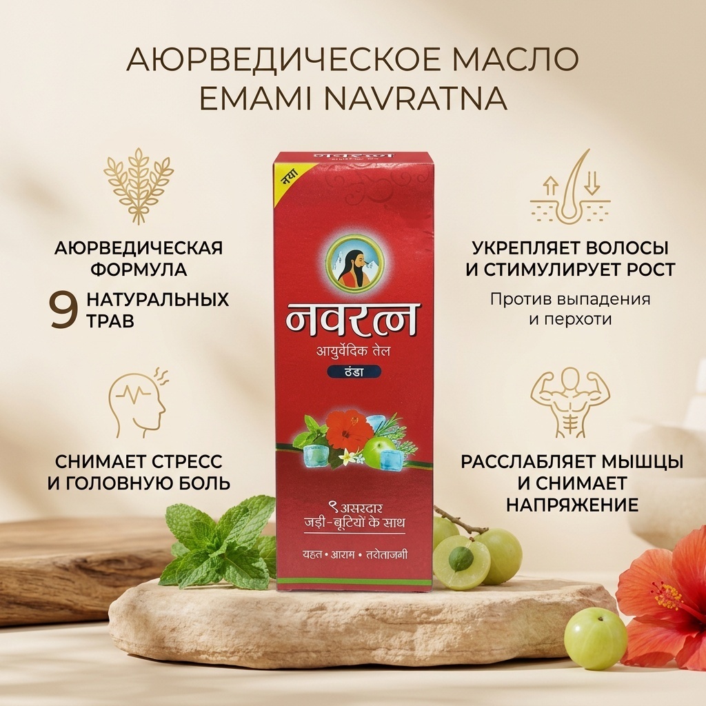 Emami Navratna аюрведическое масло 90 мл
