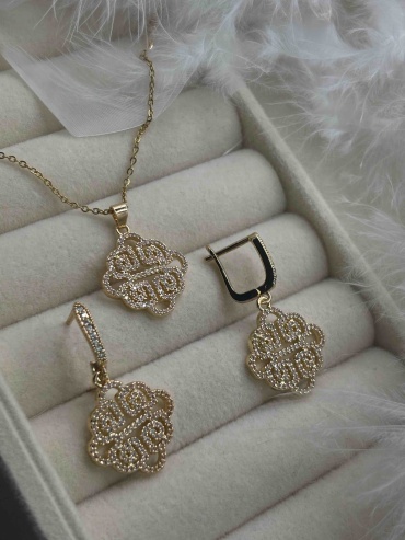 Fashion Jewelry титан, фианит