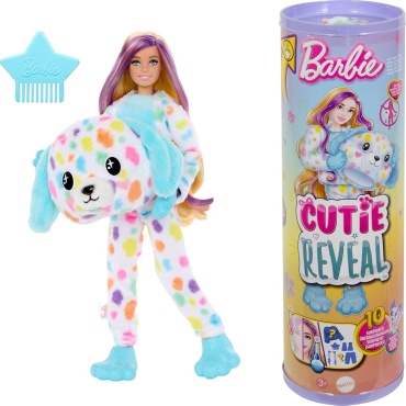 Кукла-модель BARBIE Cutie Reveal Doll Rainbow Dalmation, Барби Далматинец 27 см