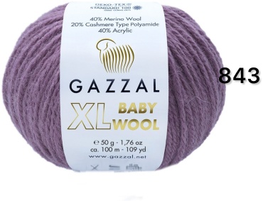 Моток GAZZAL Baby Wool XL 843 100 м 50 г