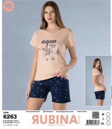 Комплект RUBINA синий, розовый