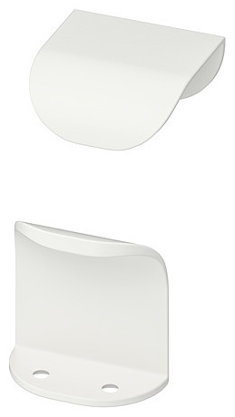 Ручка-скоба IKEA BILLSBRO handle white, алюминий, 304 мм, белый