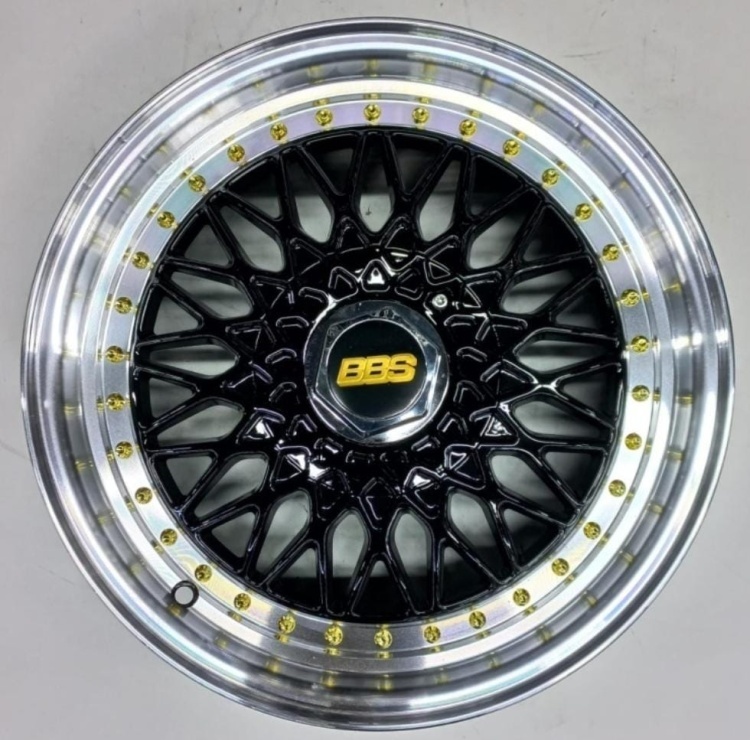Rainbow BBS 7.5x17/5x108 D73.1 ET30 4 диска черный, серебристый
