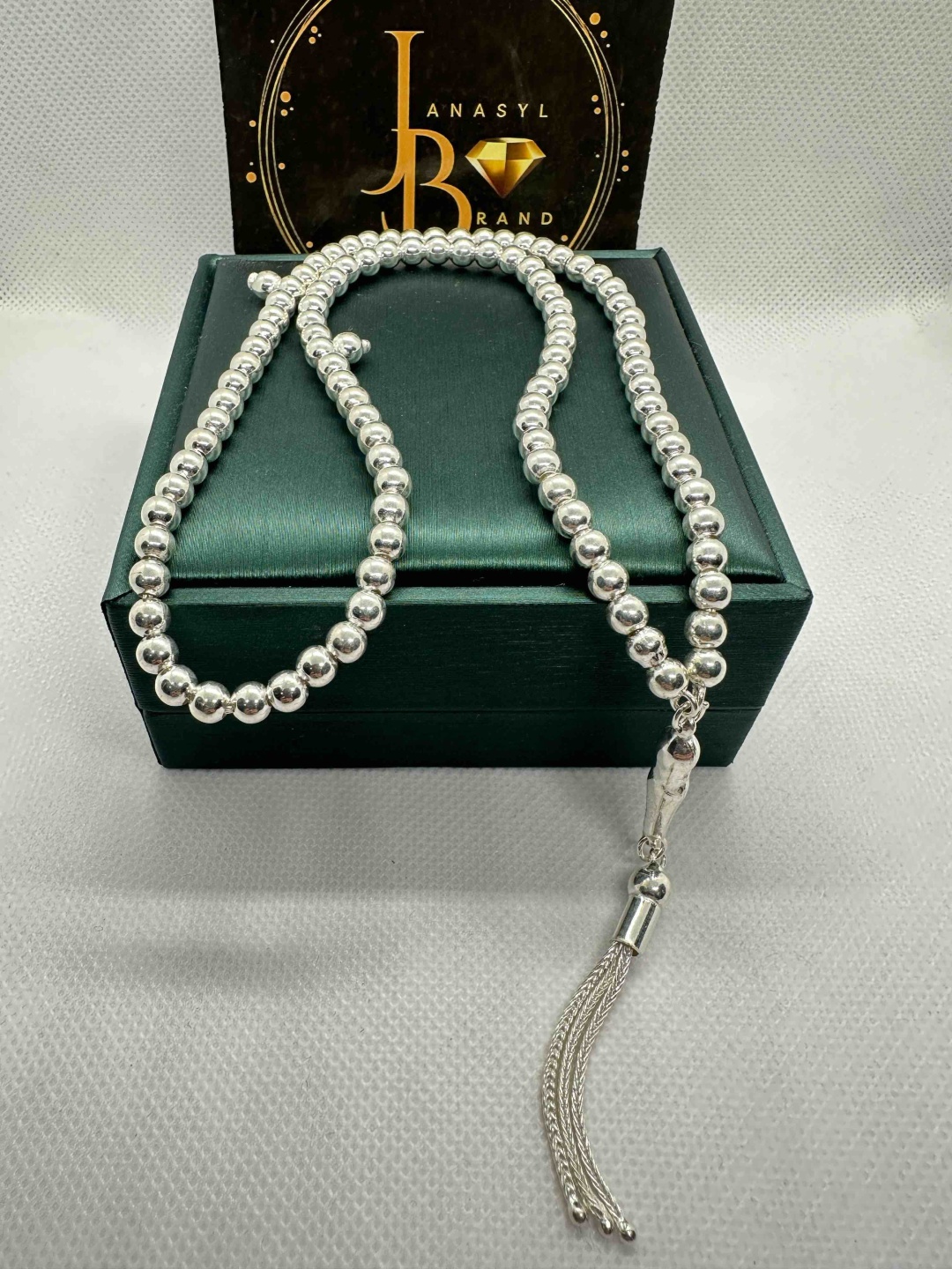 Четки JANASYL Brand ручные серебро 45 см без вставок