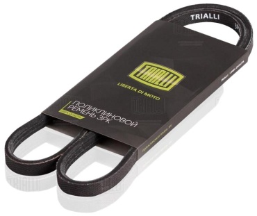 TRIALLI ремень 3PK866