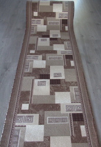 Ковровая дорожка Carpets Vitebsk короткий ворс, полиамид, войлок, 90 см x 2.5 м