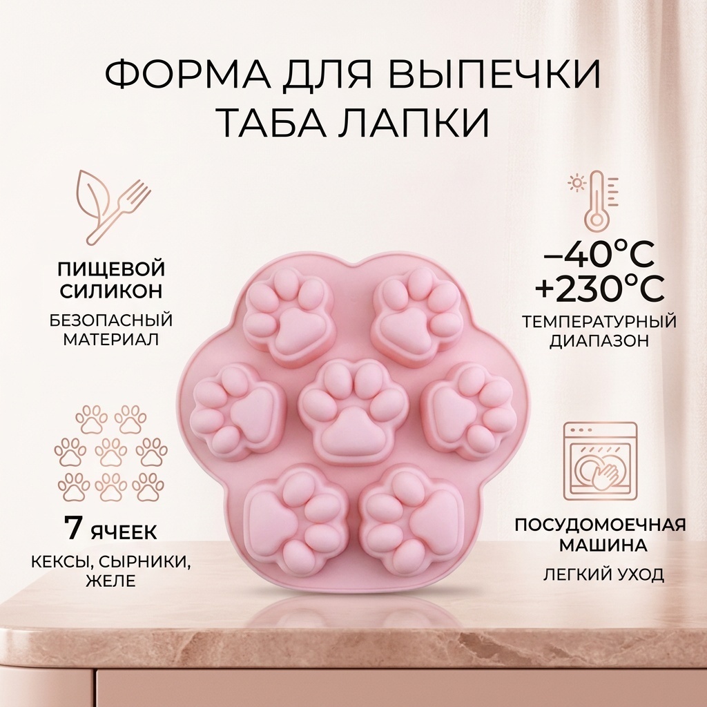 Форма для выпечки силикон, 1 шт