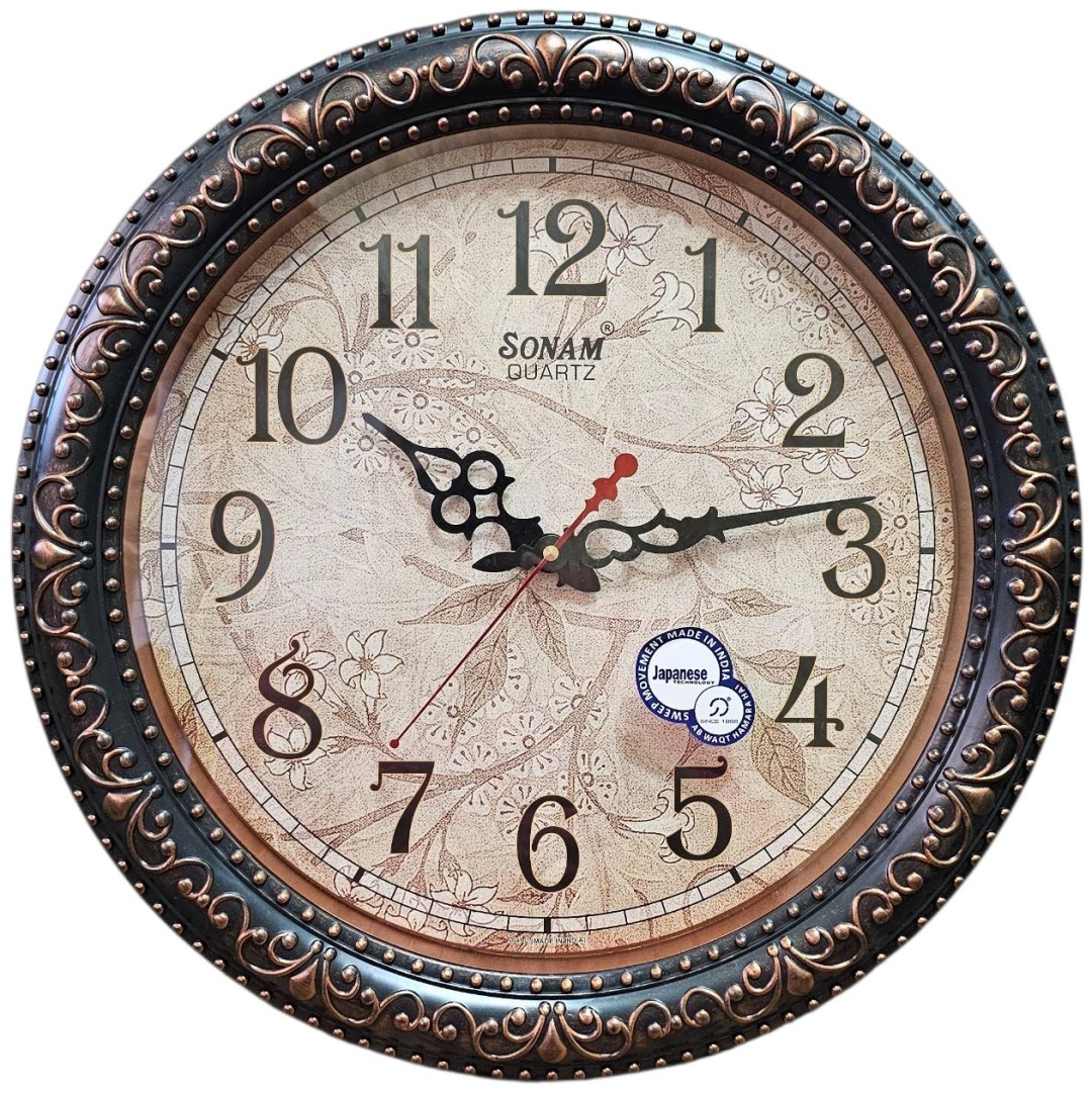Часы кварцевые Sonam SQ-28 C copper, пластик