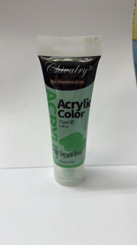 Краски акриловые Chivalry Emerald Green 1 шт 75 мл