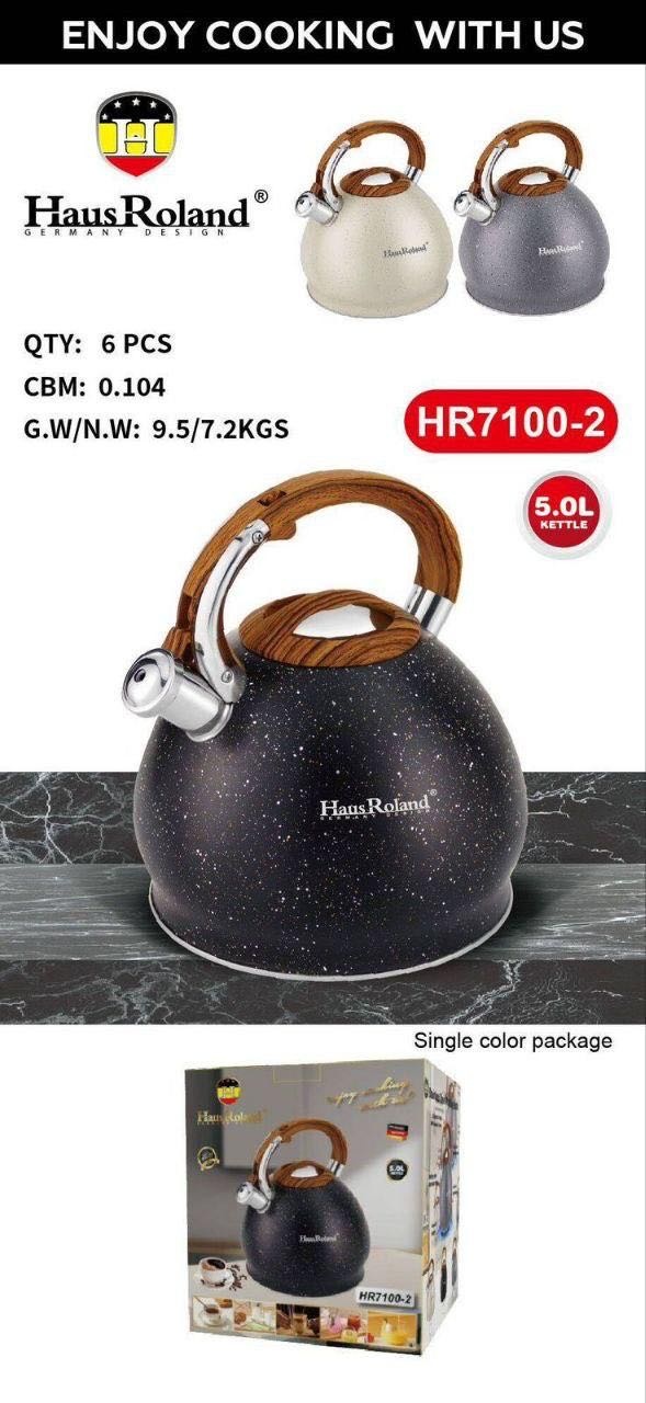 Чайник 30432867_Тлтииит. 5 л, нержавеющая сталь