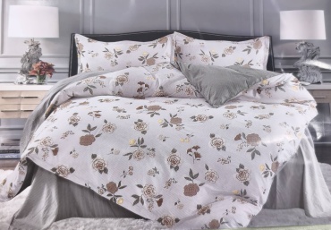 Комплект HOME CREATIVE Lux 2-спальный муслин, 2 наволочки: 50x70 см