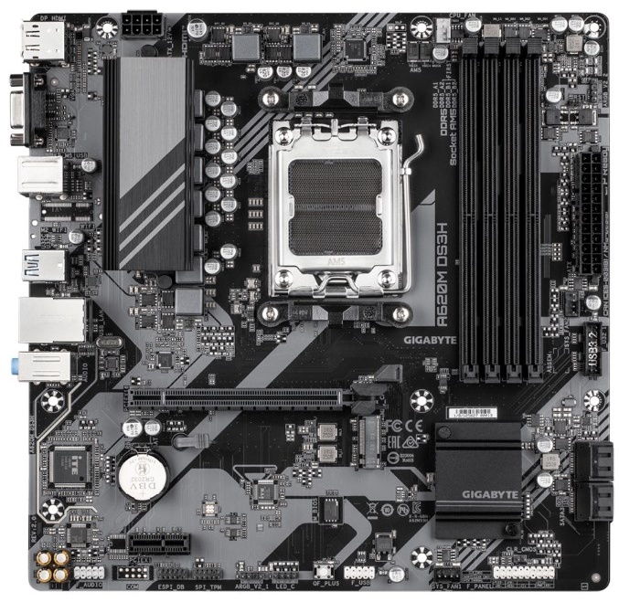 Материнская плата GIGABYTE A620M DS3H (REV2.0)